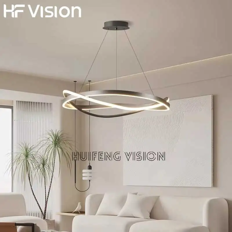 

Contemporary Nordic Pendant Lamp for Kitchen Island Dimmable LED Hanging Light with Crystal Ceiling Chandelier