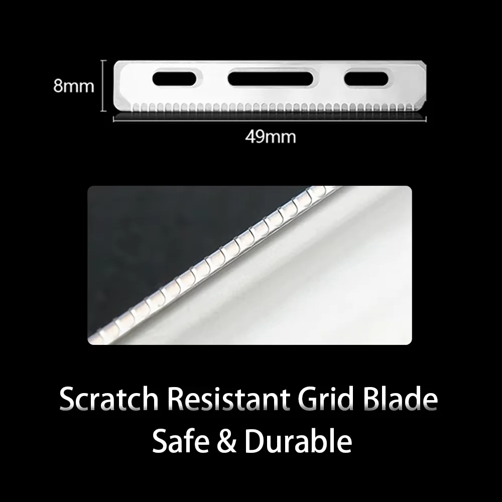 15 Pcs Single Edge Anti-Scratch Razor Blades Stainless Steel Utility Single Blades for Barber Shave Glass Scraper