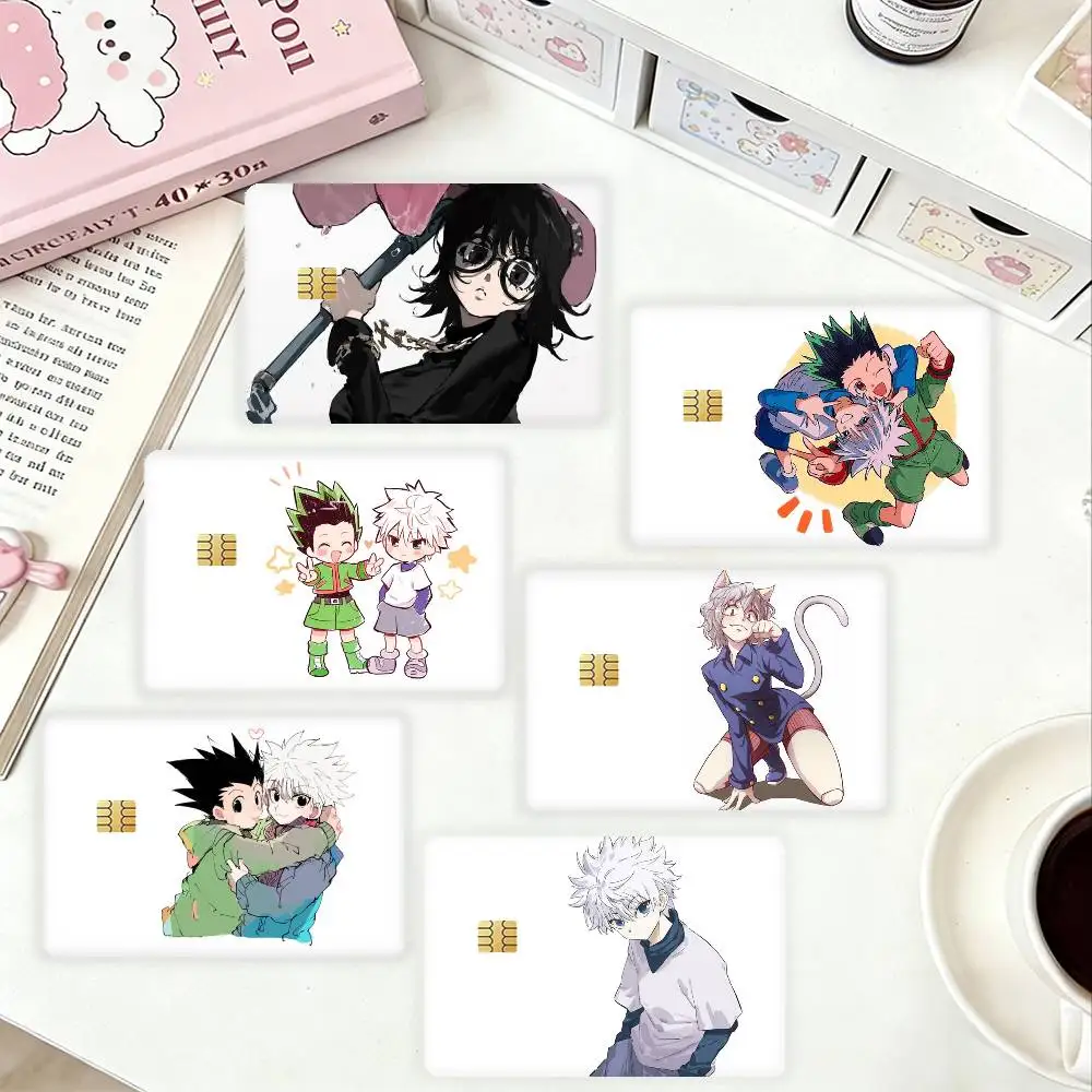 

H-Hunter x Hunter HxH Anime HD Waterproof Card Skins Protective Stickers for Credit Bank Game Cards