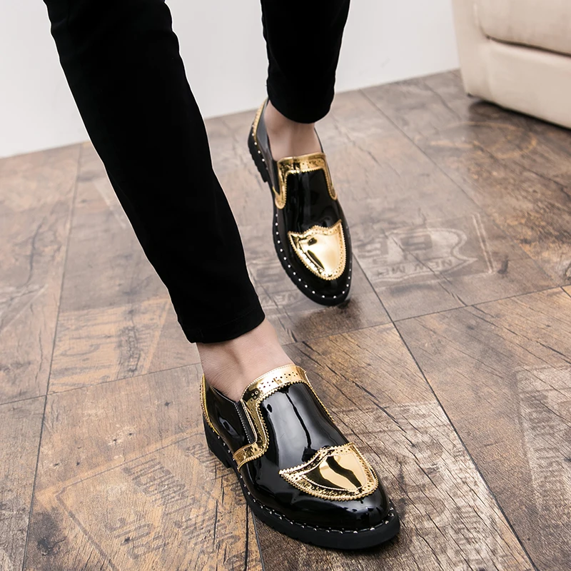 Size 38-48 Classic Men Loafers Men Casual Comfortable Fashionable Small Leather Shoes European American Elegant Brand Shoes