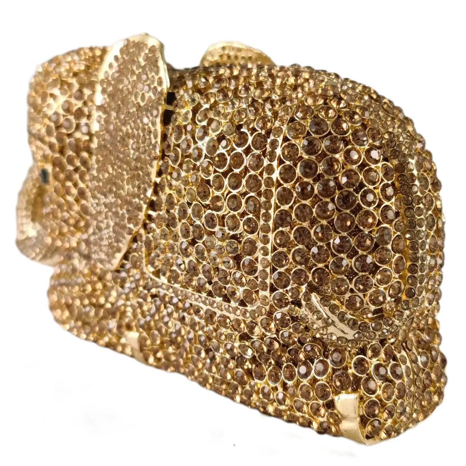 Boutique De FGG (in stock) Women Elephant Clultch Party Cocktail Purses and Handbags Luxury Bridal Rhinestone Evening Bags