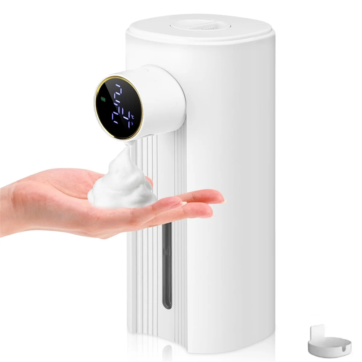 Automatic Soap Dispenser Foaming Touchless Auto Dish Soap Dispenser Hands Free Soap Dispenser Smart Electric Recharge,A