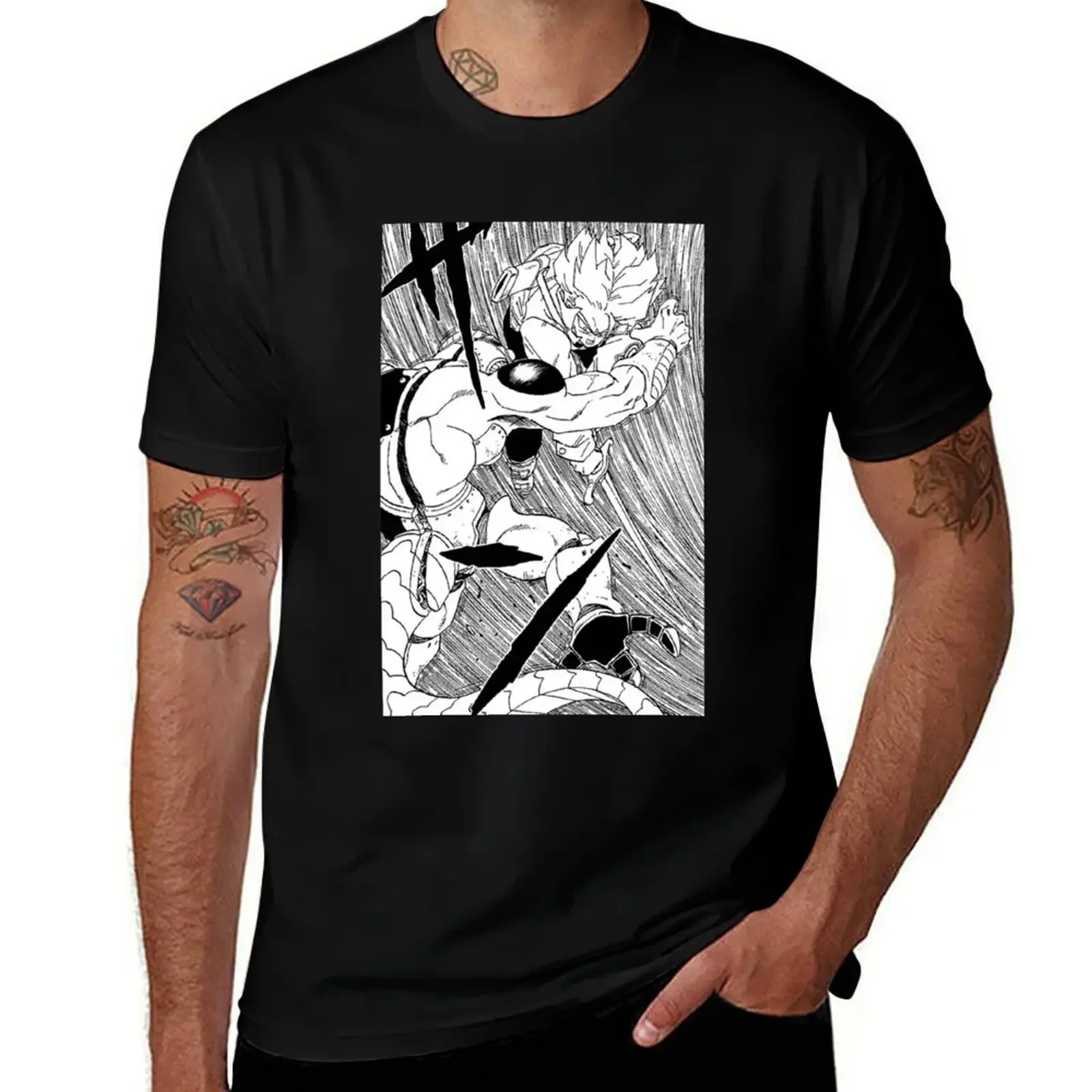 Trunks Slicing Frieza Classic . T-Shirt aesthetic clothes tshirts personalised Funny t-shirt anime shirts men