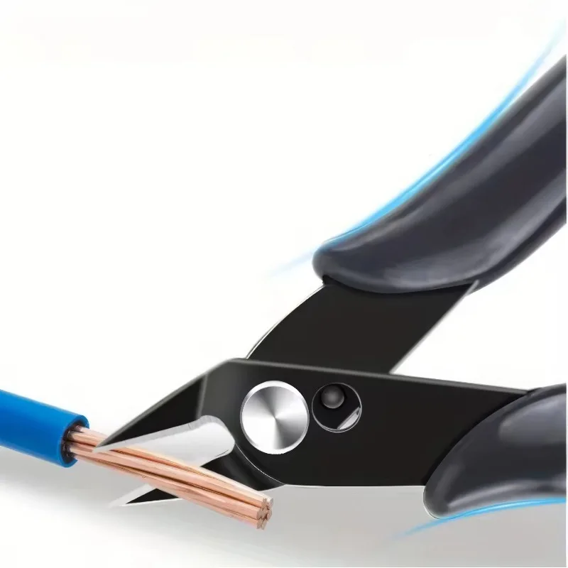 1 Black Carbon Steel Wire Knife, Comfortable Grip, Non Folding Wire Knife, Suitable for Jewelry Making and Electronic Products