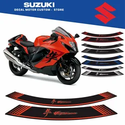 Thick Edge Outer Rim Bed Sticker Stripe Wheel Decals For all SUZUKI hayabusa GSXR1340 GSXR 1300 2021-2024
