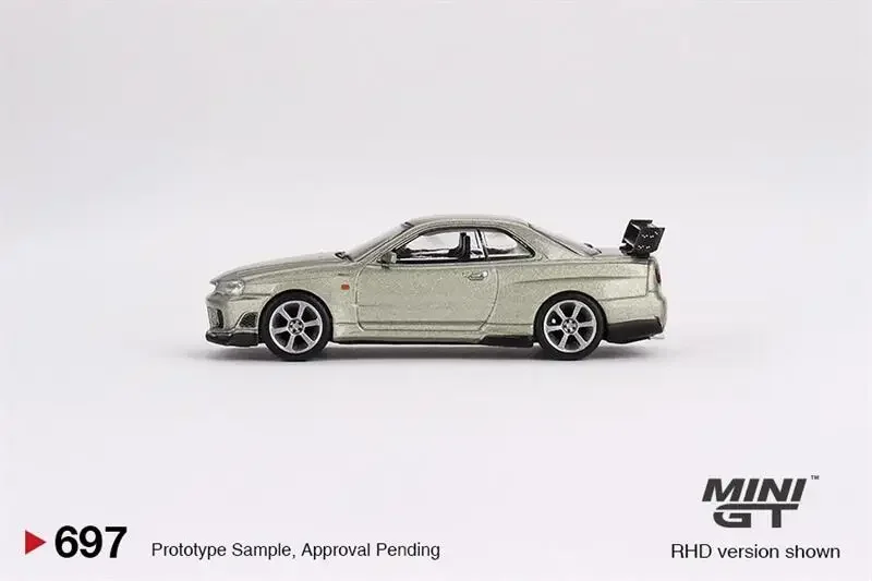 Mini gt 1:64 skyline gtr r34 tommykaira r-z millenium jade lhd druckguss modell auto