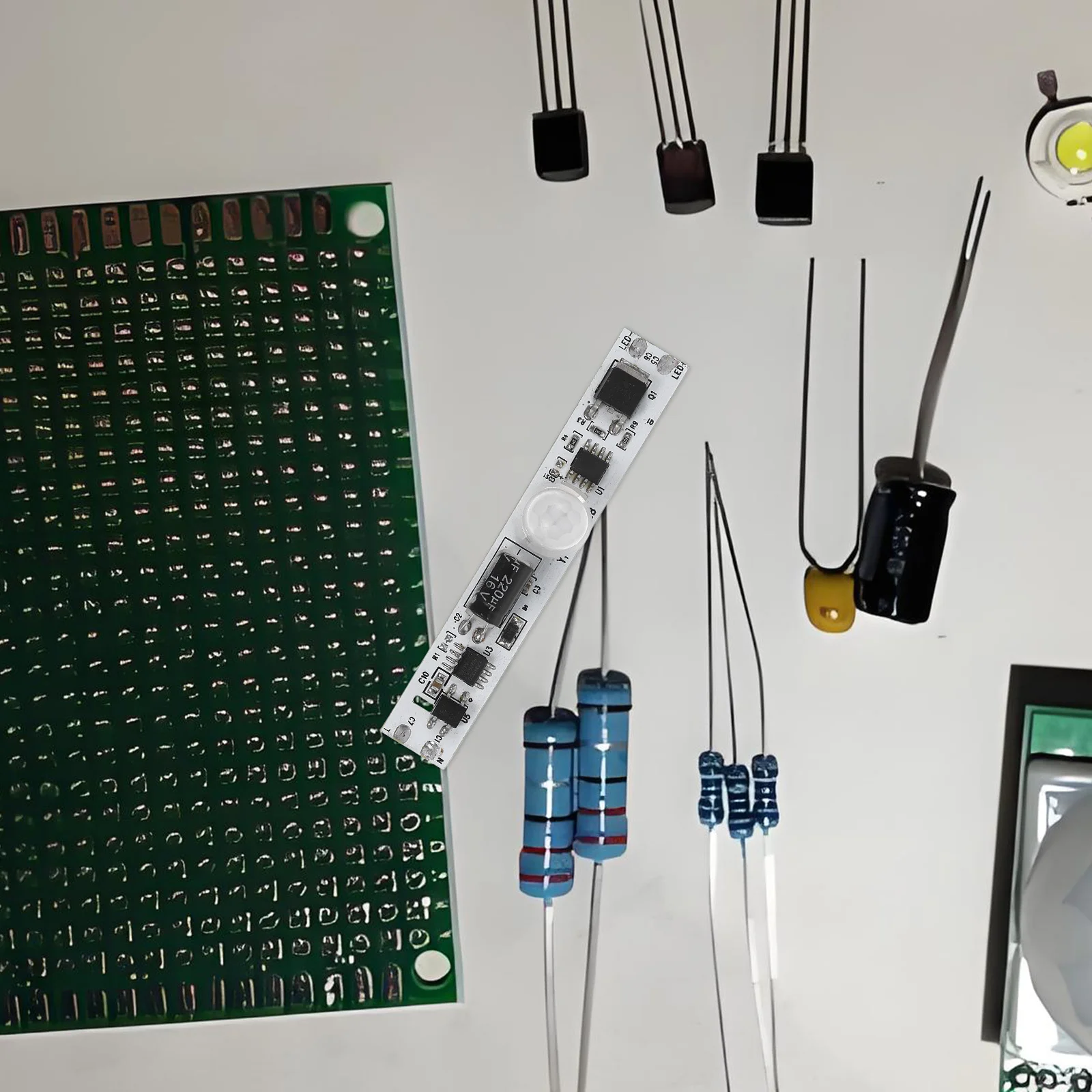 

Recessed LED Strip Motion Sensor Module No External Power Needed for Home Commercial Use Smart