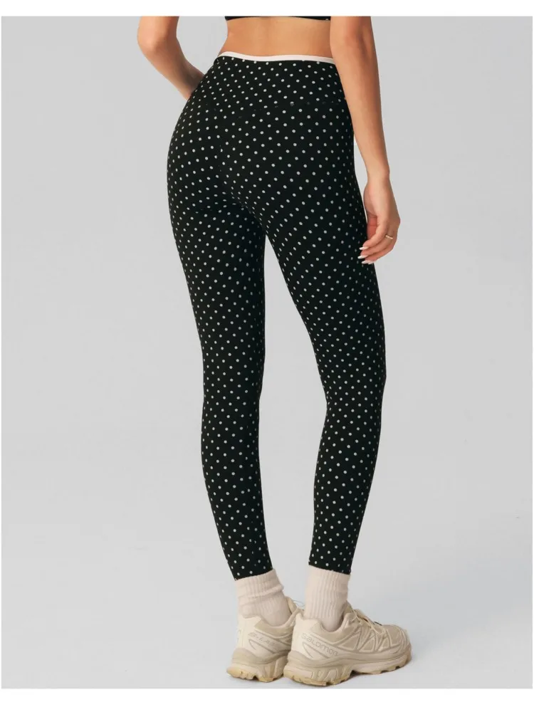 Soft Motion Straight Leg Bottoms Women's High Waist Yoga Pants GYM Leggings Naked Feel Pilates Running Sports Trousers Leggings