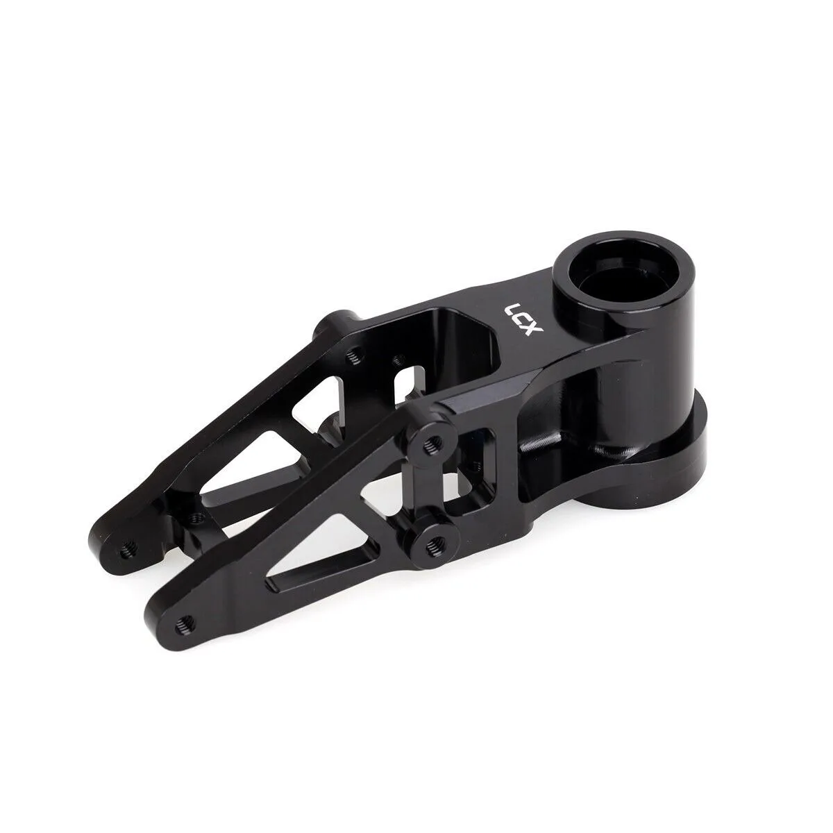 LCX Racing 1/4 RC Motorcycle CNC Aluminum Front Bulkhead Steering Mount for Losi Promoto-MX Upgrades Parts Accessories
