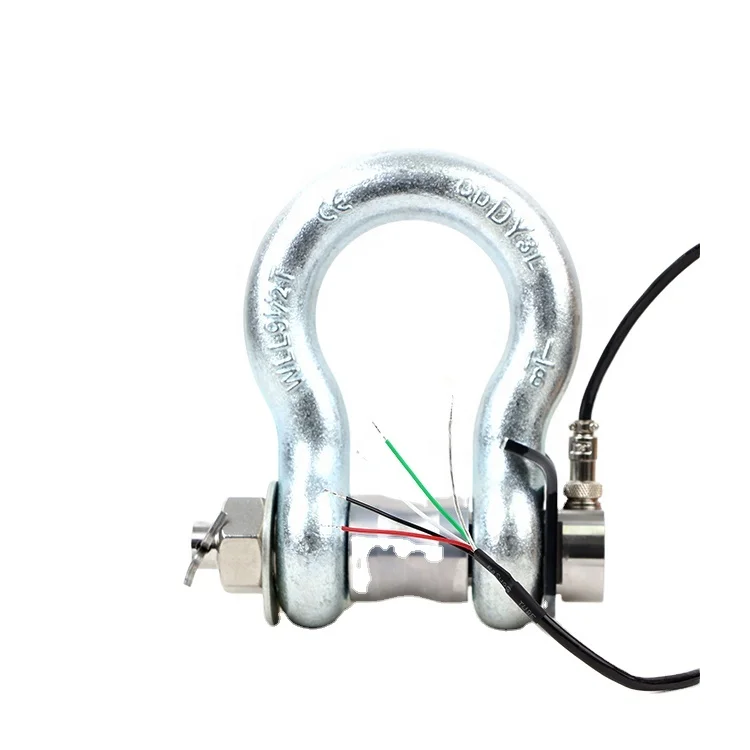 GWD700B customized crane scale Wired Shackle Tension Pin Load Cell dynamometer 1.5Ton 3Ton