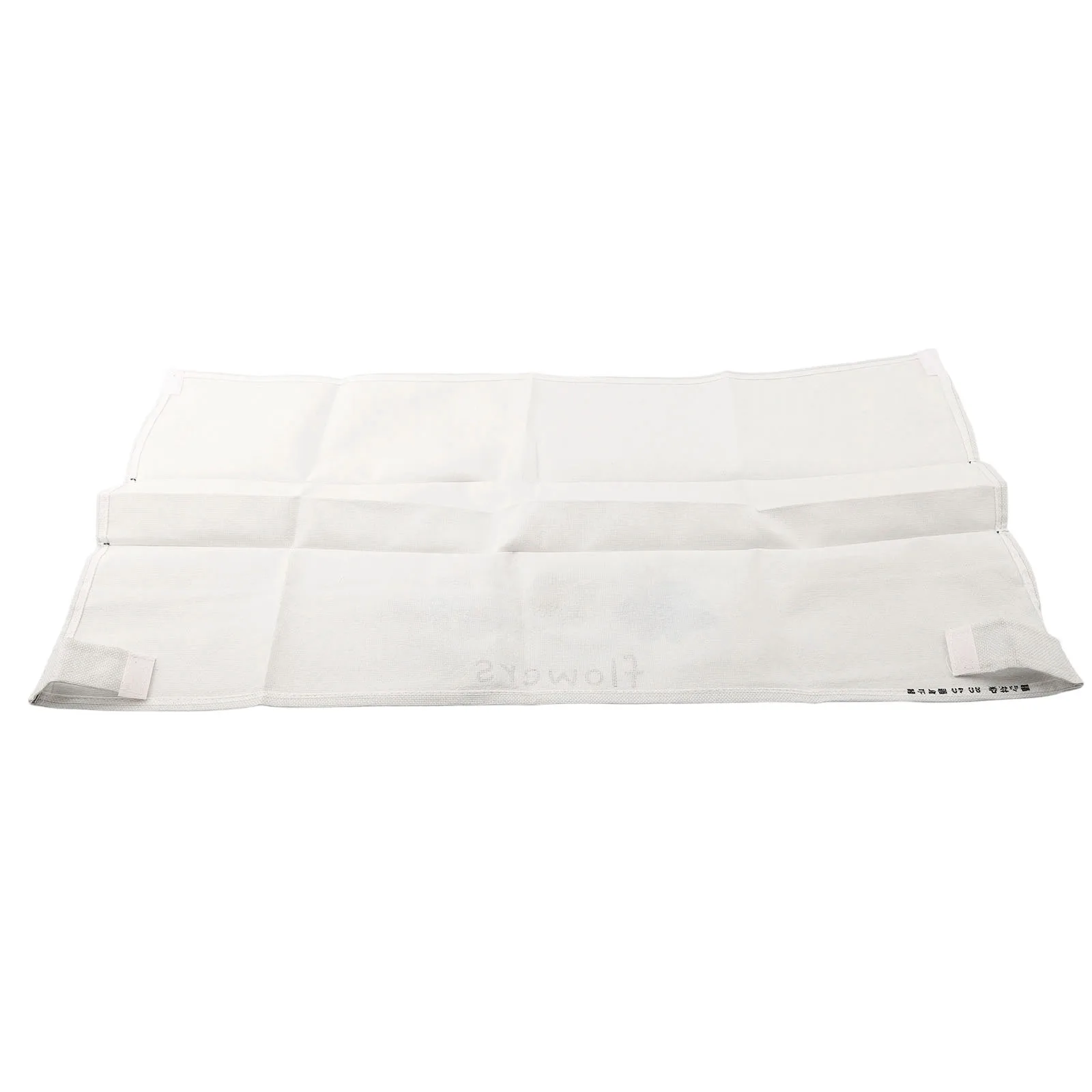 Home heating dust cover crafted from linen to protect heater surfaces from dust and smoke with a simple and elegant design
