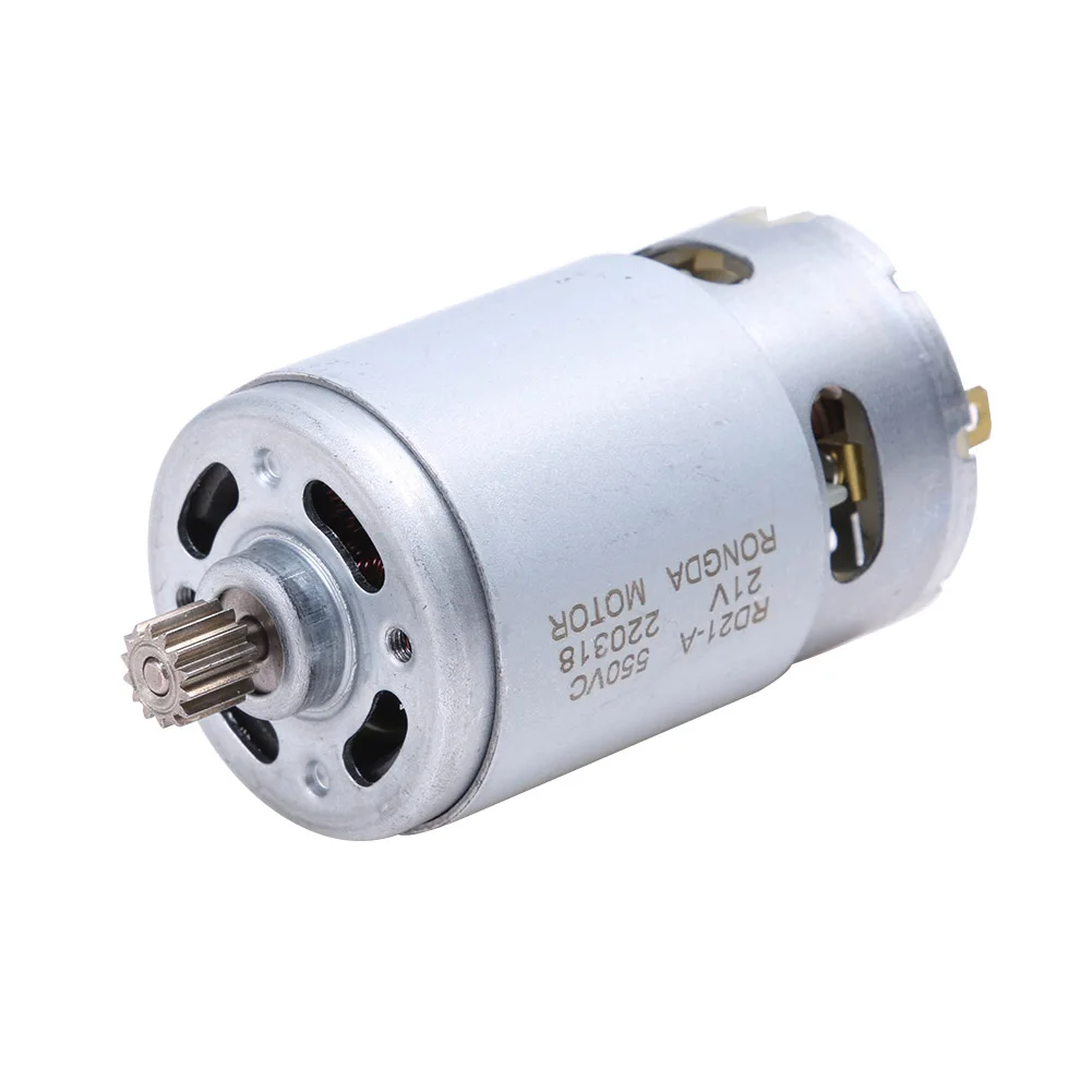 محرك كهربائي 14 أسنان 29800 دورة في الدقيقة 8.2 مللي متر ترس تيار مستمر Rs550 محرك خفيف الوزن محمول لمنشار يدوي ترددي صغير