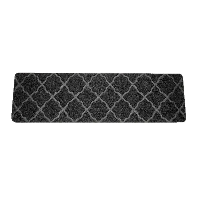 76*20cm 5PCS Peel & Stick Stair Pads, Non-Slip Step Mats for Wooden Stairs, Protective Noise Absorbing Carpet Cover for Home