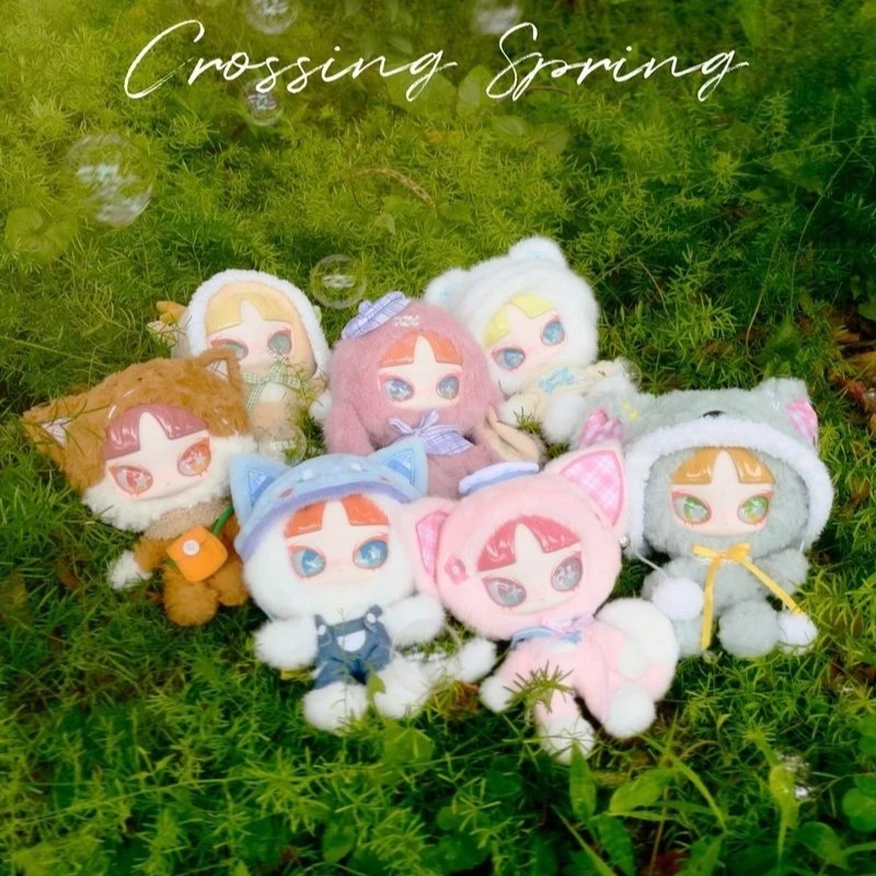 Inn V2 معبر الربيع سلسلة غامضة الفينيل دمية صندوق أعمى شخصية جميلة لطيف سطح المكتب ديكور تحصيل الفتيات هدايا عيد الميلاد