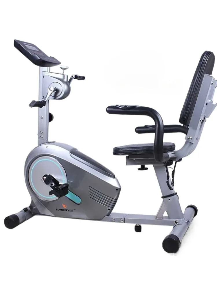 

2024 Horizontal Exercise Bike Household Spinning Bicycle Indoor Silent Elderly Upper and Lower Limb Training Equipment