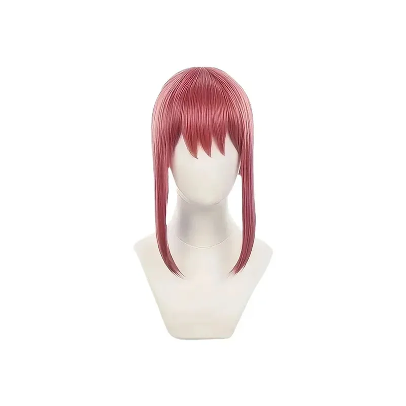 ماكيما شعر مستعار بالمنشار رجل شعر مستعار تأثيري أنيمي تأثيري الشعر الاصطناعية مقاومة للحرارة الشعر Komaeda Makima تأثيري