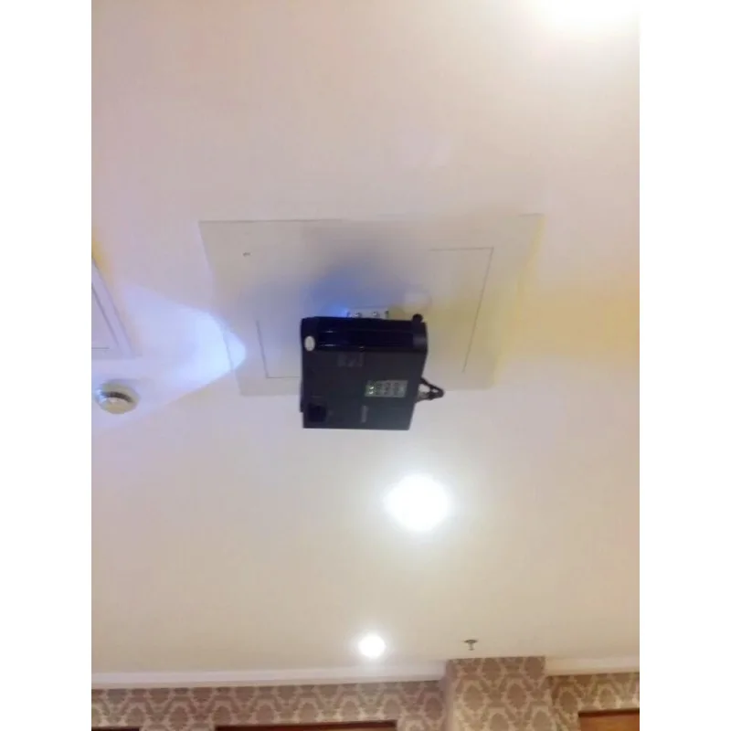 Projector Double Door Electric Hanger Projector Hidden Remote Control Lifter