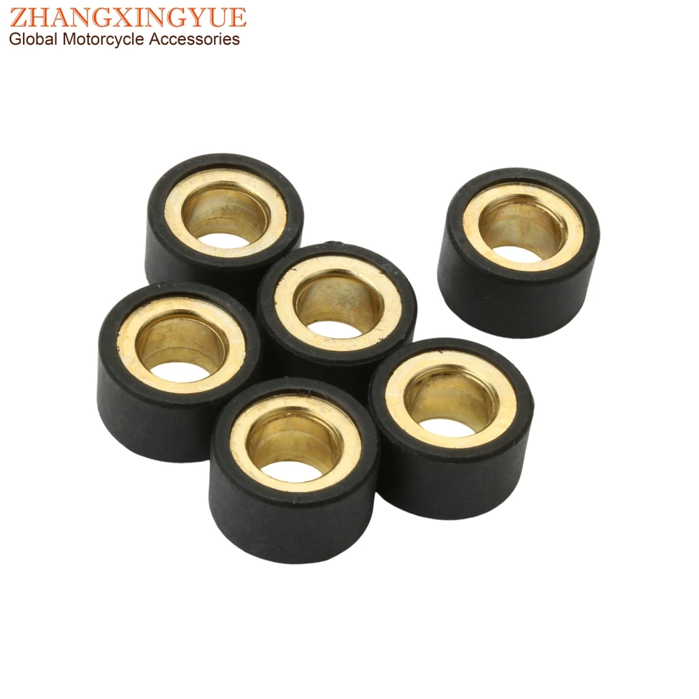 6PC Performance Variator Roller 9g 13g 14g Weights 20x12mm For MBK Doodo Flame  R Skyliner Thunder 125cc 150cc 4KL-E7632-00