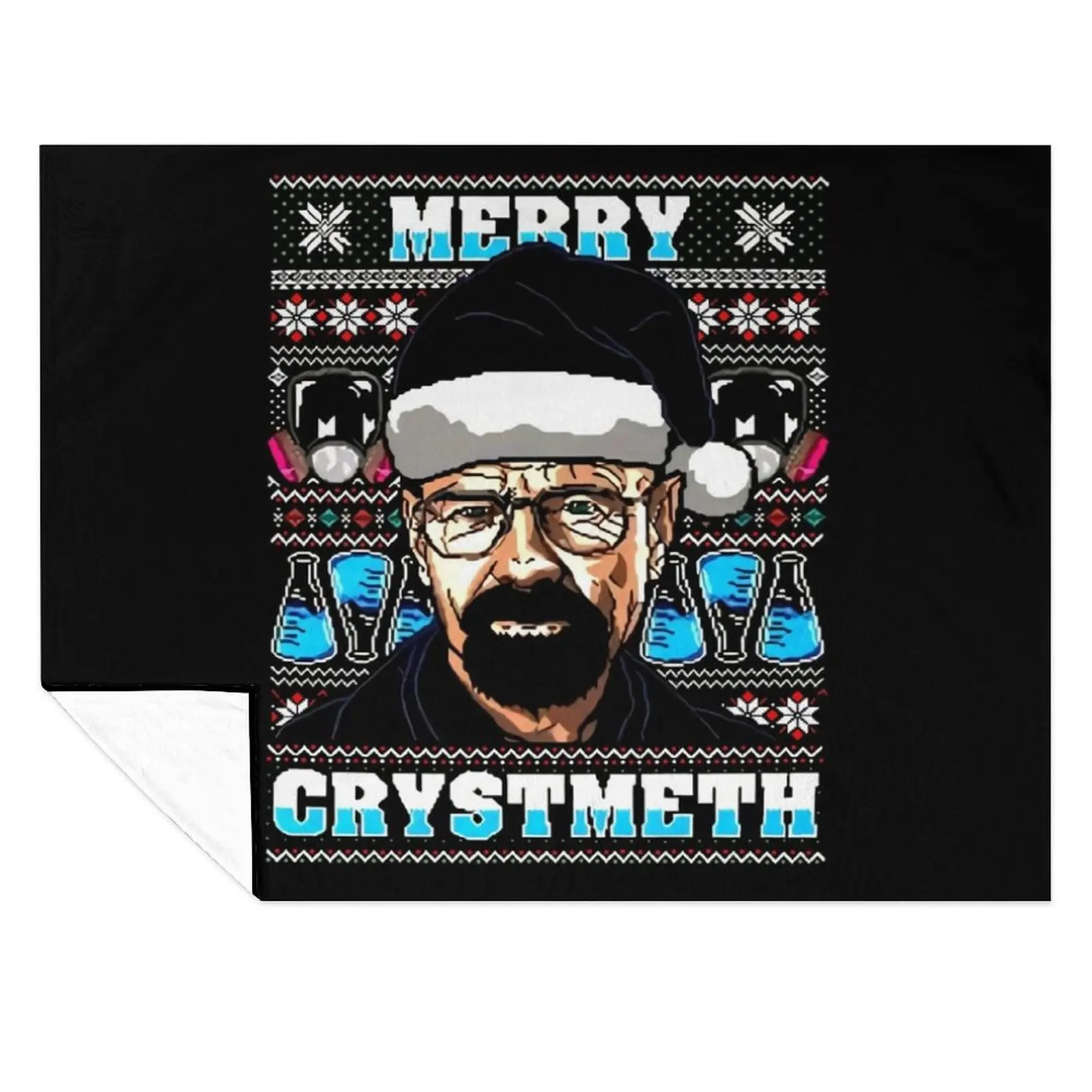 

Breaking Bad Christmas Ugly Throw Blanket Plaid Blankets For Bed Hairy christmas decoration Blankets