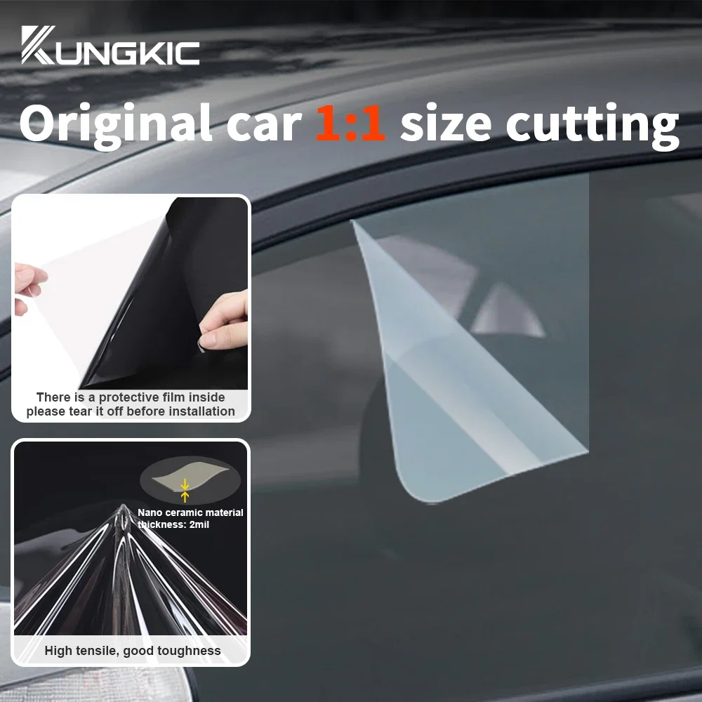 

For BMW X3 E83 2004-2010 Side Window Solar Film Tint Glass UV Protection Explosion Proof Sticker Accessory Car Window Foil