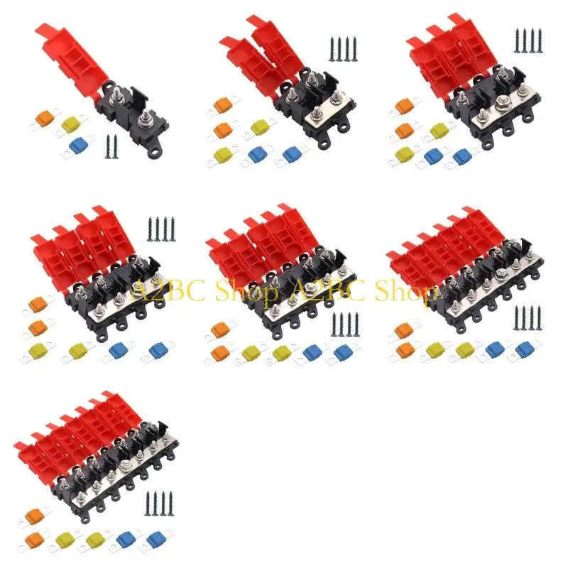 A2BC ProfessionalFuse Block 200A Per Circuit Power Input for Offroad Auto Wiring