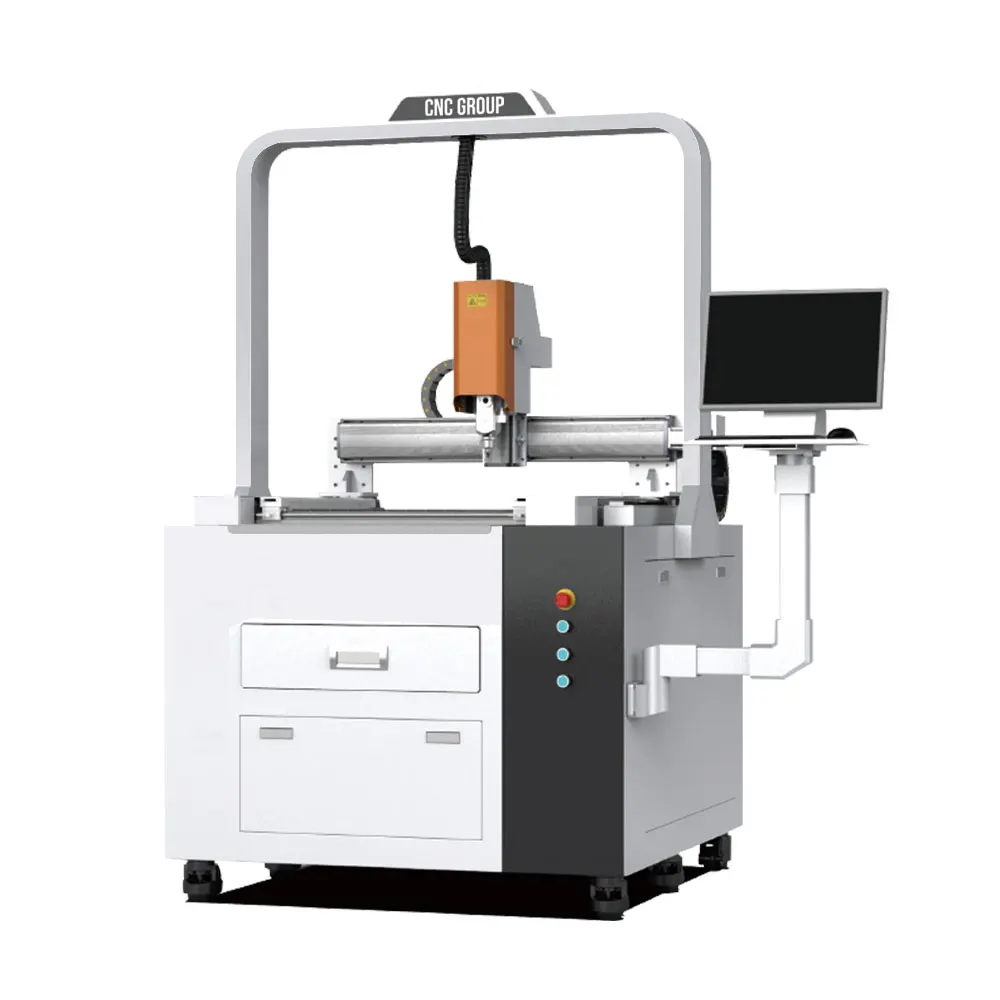 High-Precision CNC Mini Fiber Cutting Machine-New Water Cooling1500W Bench-