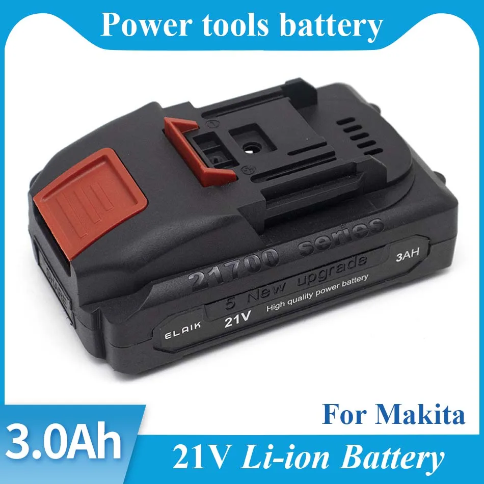 

Suitable for Makita 21V 3000Ah rechargeable battery 21V 21700 lithium-ion battery Suitable for Makita power tools