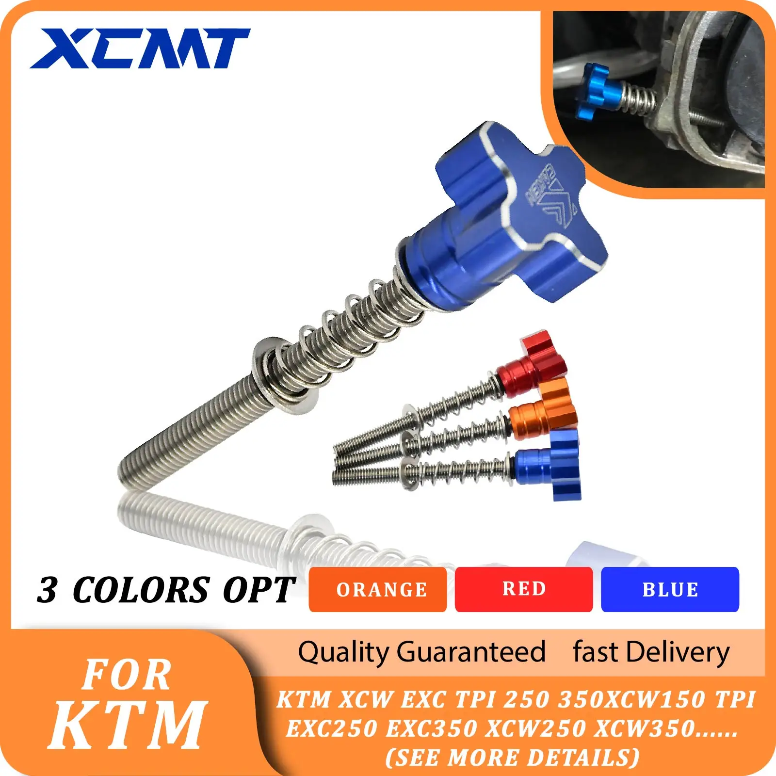 Motocross Fuel Idle Speed Adjuster Screw For KTM XCW EXC TPI 250 350 2018-2022 XCW150 TPI EXC250 EXC350 XCW250 XCW350 Dirt Bike