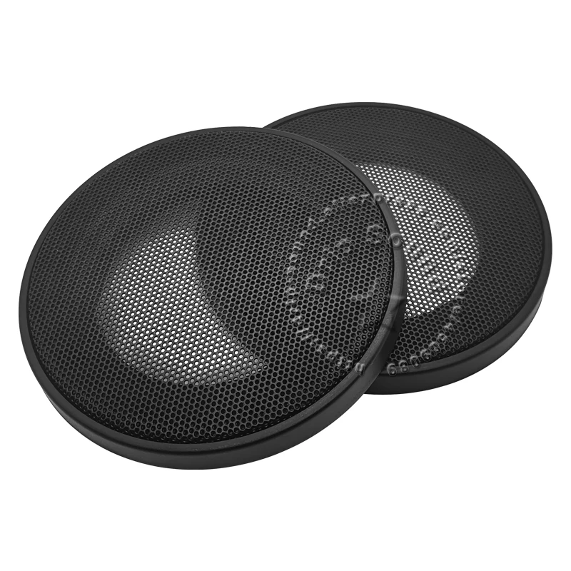 ل 3.5 بوصة شبكة سماعات غطاء هيج-الصف 3.5 "سيارة المنزل الصوت الزخرفية دائرة شبكة معدنية مصبغة شبكة حماية # الفضة/أسود