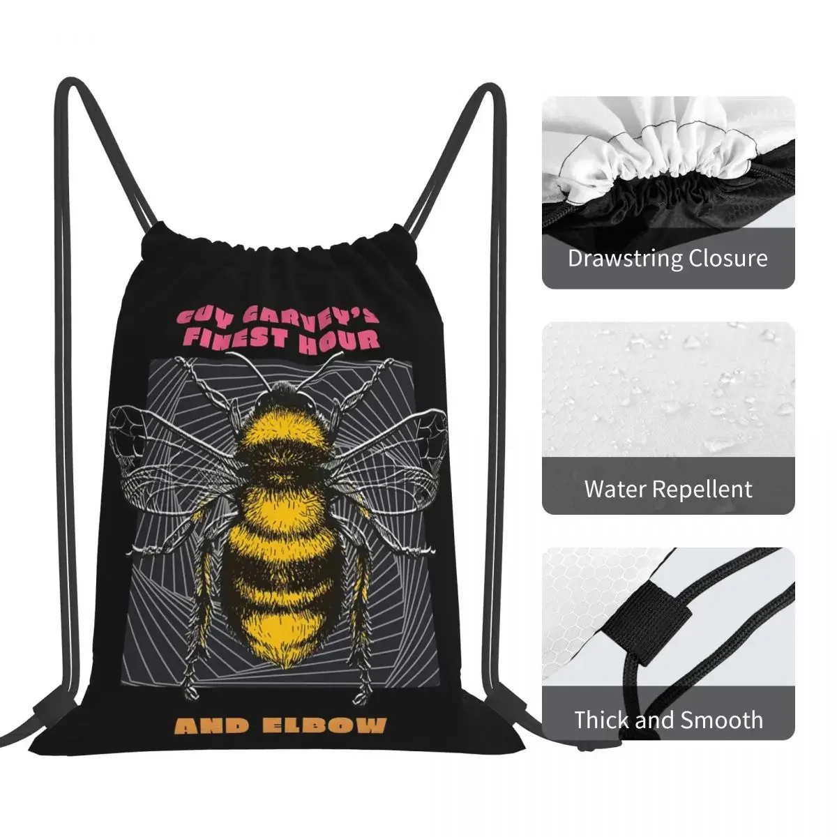 GGFH&E 2024 Tour Zaini Moda Borse portatili con coulisse Coulisse Bundle Tasca Scarpe Borsa Borse per libri Per uomo Donna Scuola