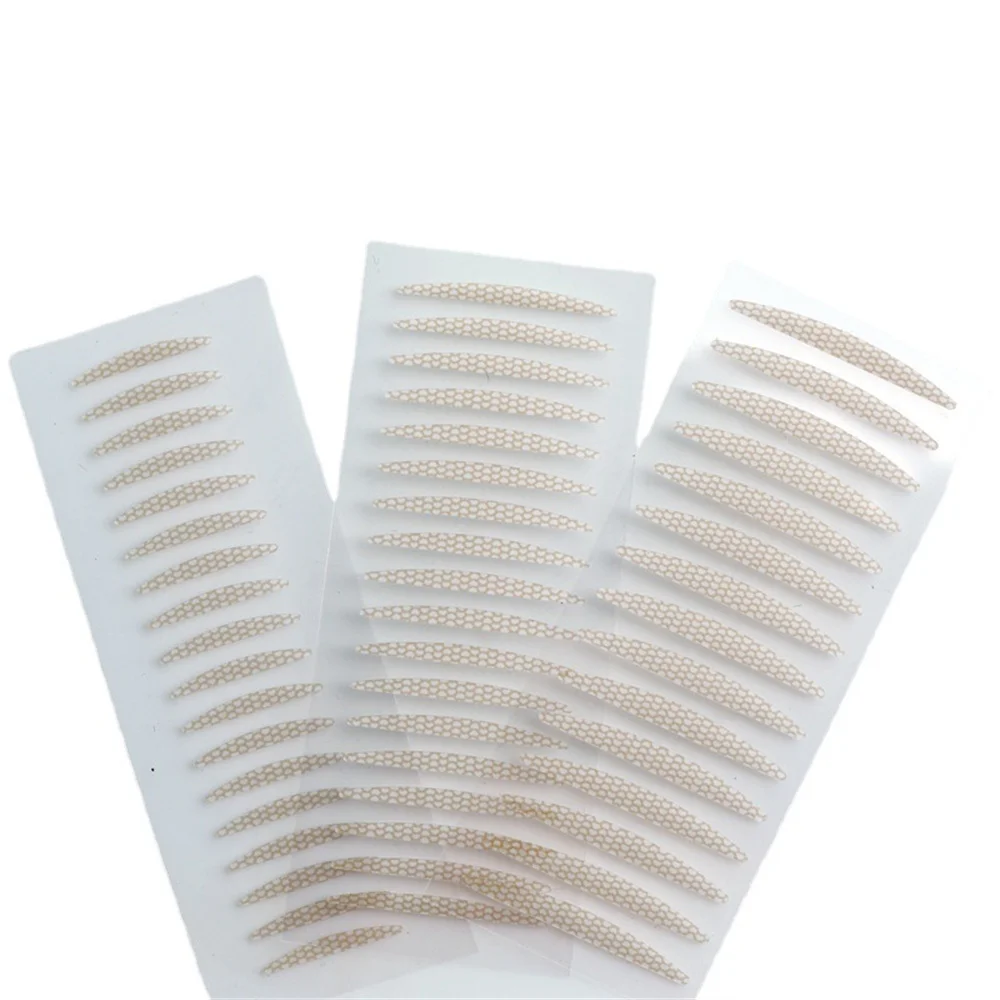 200 pces/180/150 pces adesivo de pálpebra de dobra dupla natural olho-lift malha-renda transparente invisível auto-adesivo fita de pálpebra adesivo