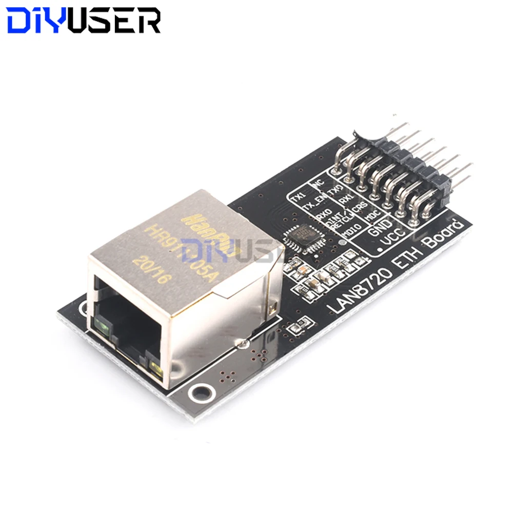 Módulo Ethernet LAN8720, interfaz RMII, transceptor PHY de 3,3 V para desarrollo de red Arduino STM32 ESP32 Raspberry Pi