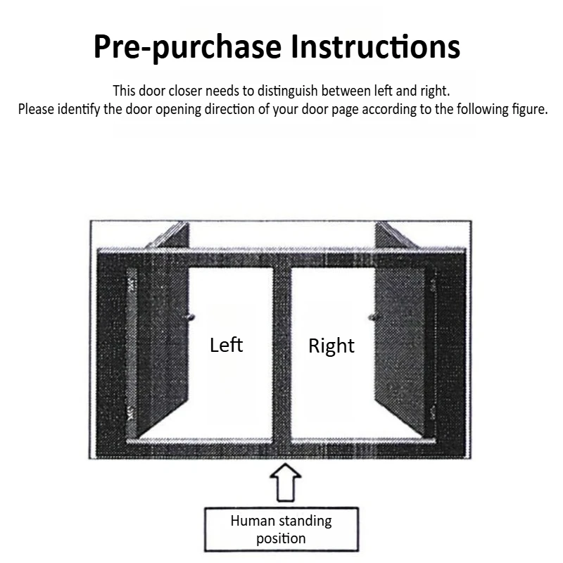 Factory Direct 2026 Room Damping Buffer External Door Opening Invisible Household Door Closing Silent Hydraulic Door Closer
