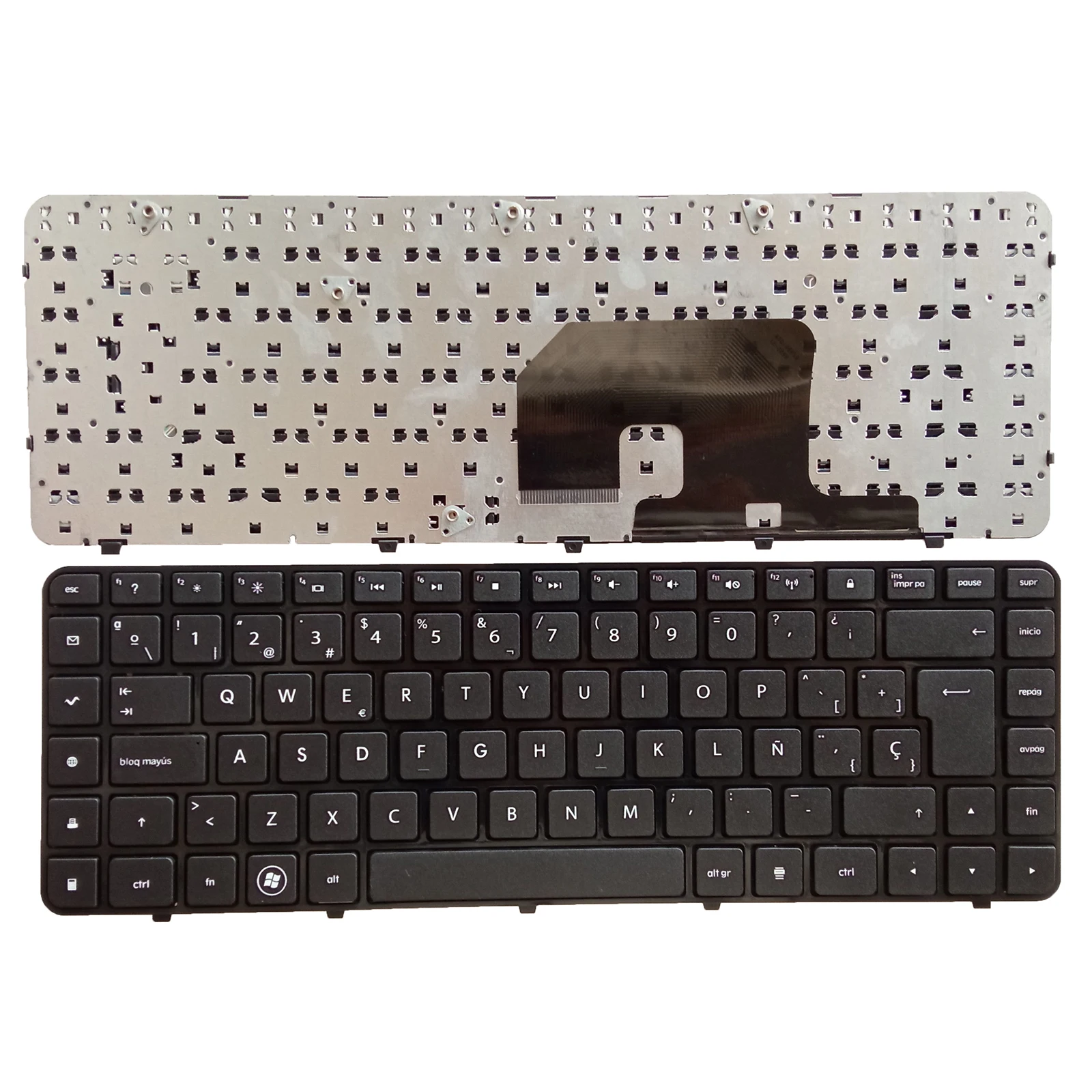 Quality higher laptop keyboard for HP Pavilion DV6-3000 DV6-3100 DV6-3200 SP Black Keyboard 597635-001 With Frame Teclado