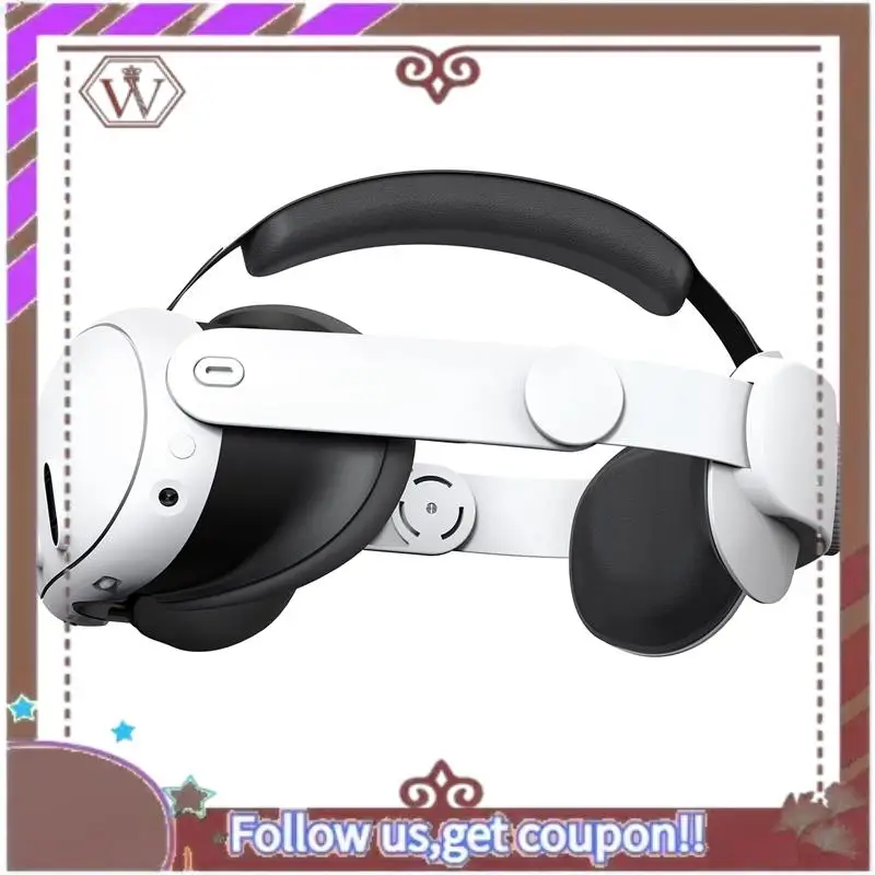 

Latest For Meta Quest 3 VR Head Strap VR Halo Strap Adjustable Comfortable Head Strap For Meta Quest 3 VR Spare Parts