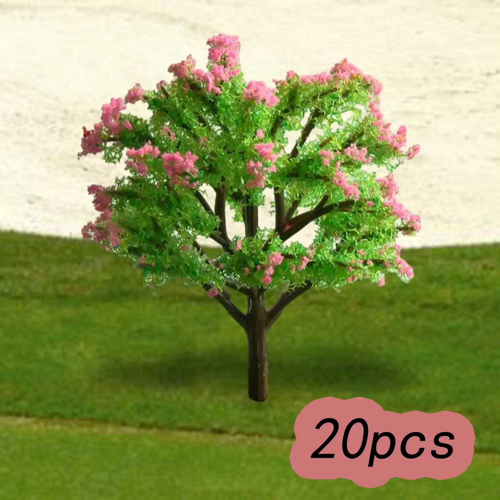 20Pcs Miniature Scenery Tree Railroad Scenery Tree DIY Crafts Architecture Trees for Architecture Model Accessories Railways