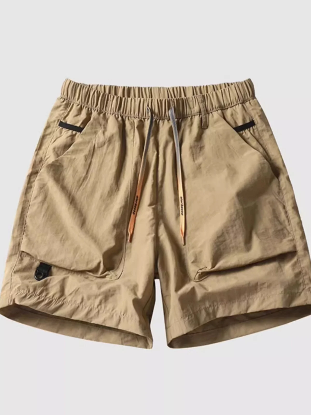 

Мужские летние тонкие функциональные рабочие шорты-бриджи средней длины, повседневные, спортивные, модные, прямого кроя, быстросохнущие