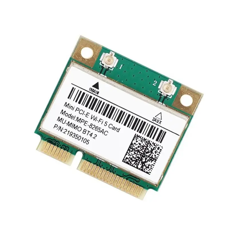 -8265AC Wireless Half Mini PCI-E Wifi Card Wifi 5 Dual Band 802.11AC 2.4Ghz 5Ghz 1200Mbps Wlan Network Card-A68X view 6