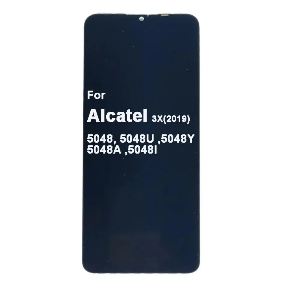 Original 6.52 ” For Alcatel 3X 2019 5048 5048A 5048I 5048U 5048Y OT5048 LCD Display Touch Screen Digitizer Assembly / With Frame