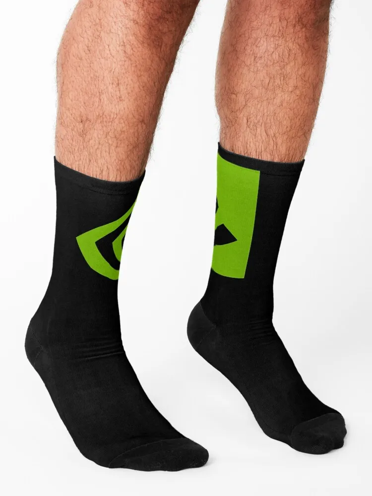 Nvidia Logo Essential Socks New year's short Stockings man custom sports Men's Socks Women's