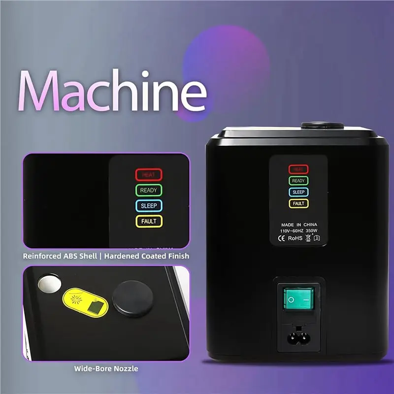 2X Mini Cold Spark Machine Portable FX Effects For Weddings Events Auto Safety Cutoff EU Plug