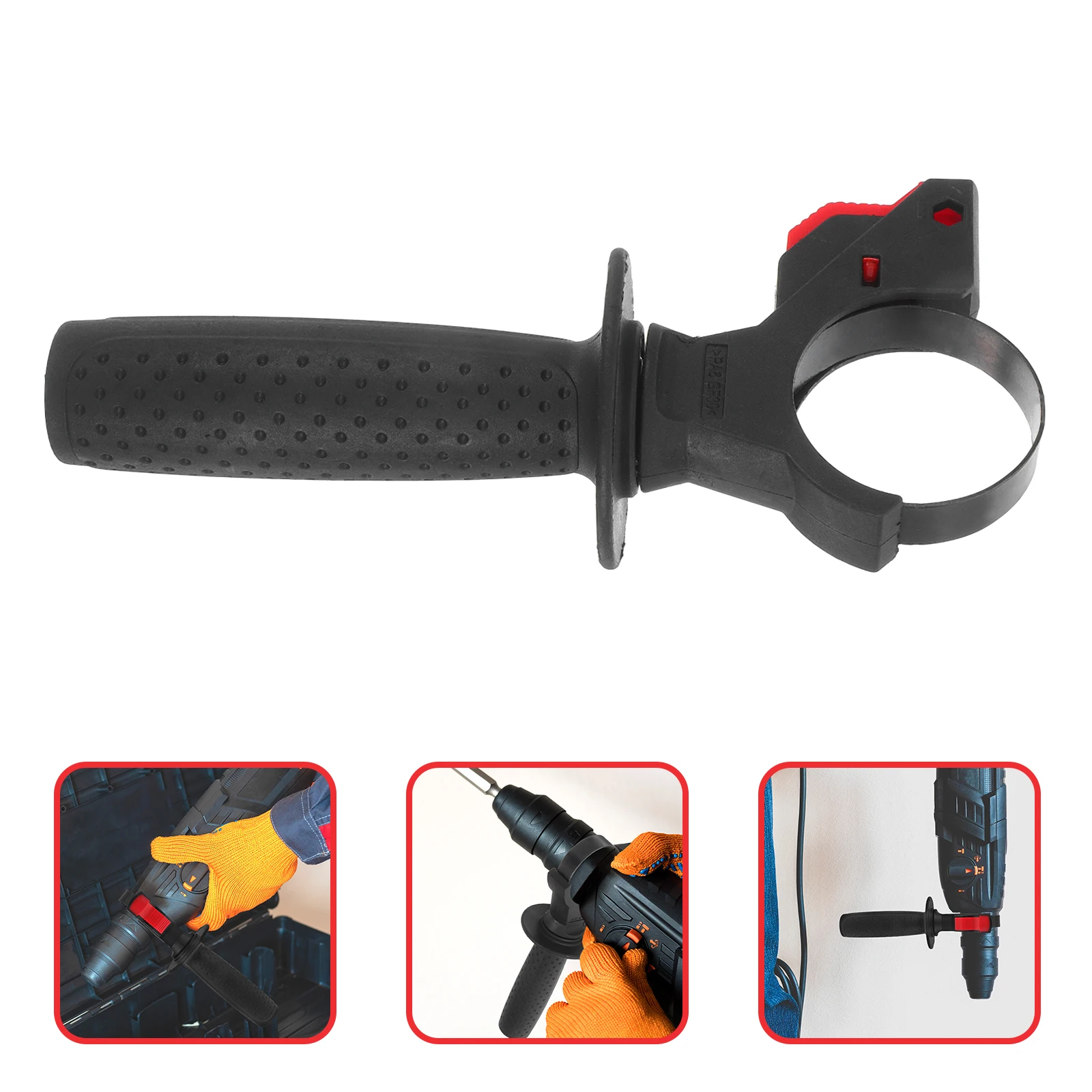 

Sturdy Adjustable Side Front Auxiliary Handle For Electric Hammer 46-52Mm Replacement Impact Drill Grip Tool Hammer Parts