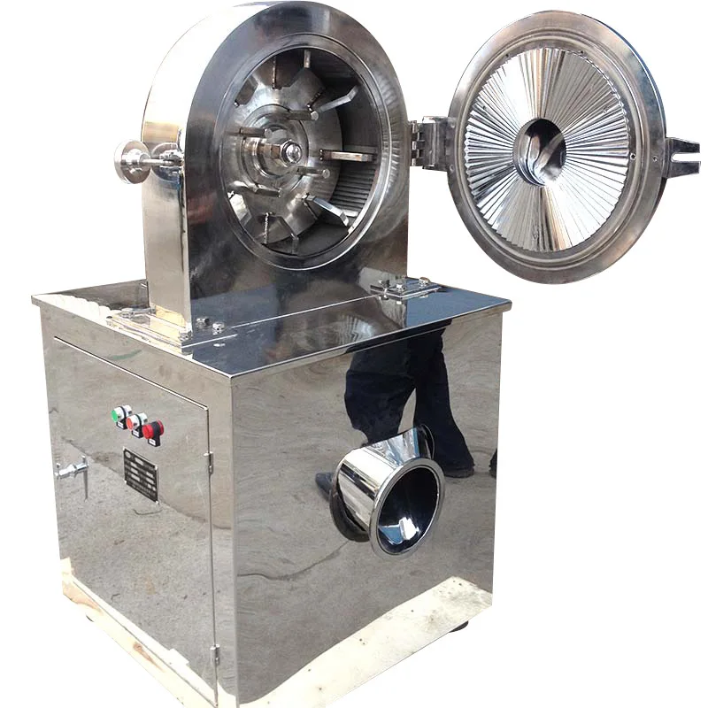 HS-air-cooled grinder, stainless steel medicinal food grinder, sugar grinder processing