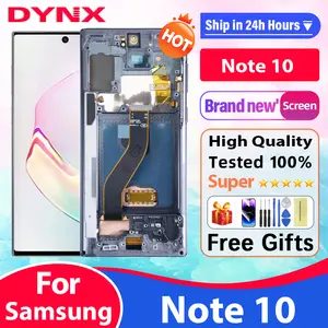 Bilashmart 100% Testing 6.3''Screen Samsung Galaxy Note 10 N970F N970U N970W Lcd Display Digital Touch Screen with Frame Replacement