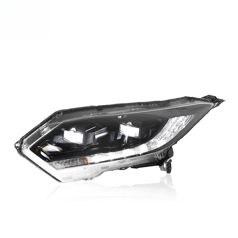Suitable for 2015-2018 Honda HRV headlight assembly modification with dual lens LED daytime running lights and dynamic turn sign