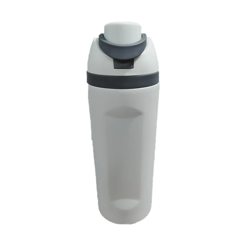 JUSTINLAU Draagbare 19/24/32oz Thermosbeker Vacuümfles Fruitmok Riemfles RVS Reistuit Warm & Koud Houdende Waterfles