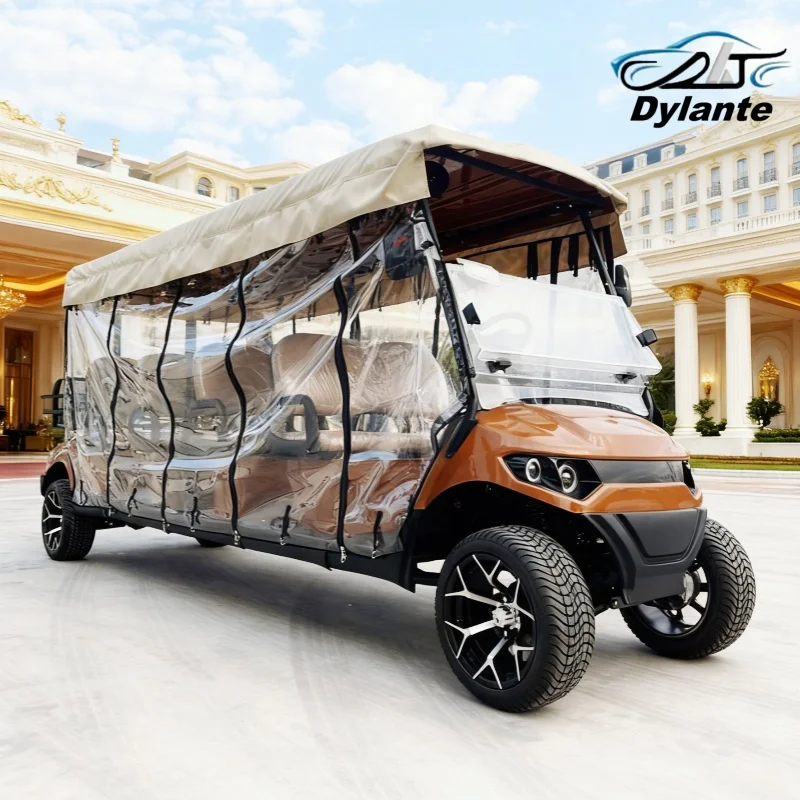 العلامة التجارية رائجة البيع للتخصيص 60 فولت/72 فولت بطارية الرصاص الحمضية تعمل بالطاقة عربة جولف كهربائية 4 مقاعد 5KW/7KW نظام التيار المتناوب عربة الطرق الوعرة