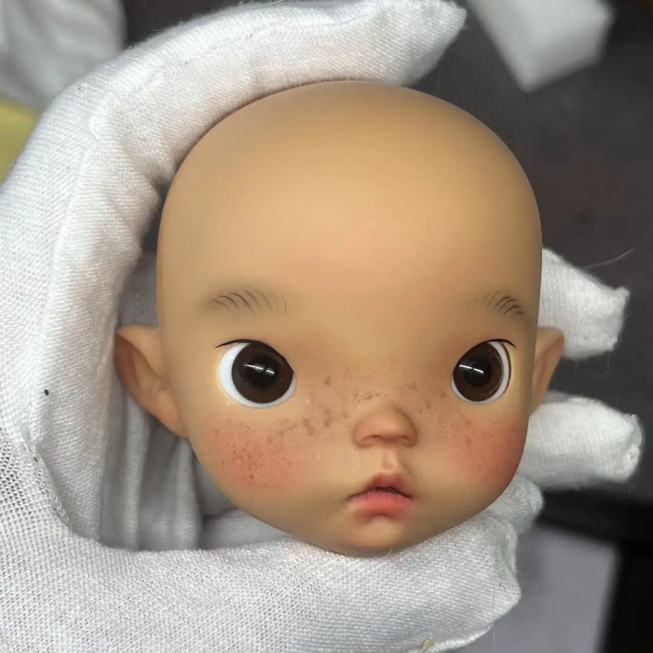 gaoshundoll 1/6 No2 Jacoosun resin Qbaby blythe MDD VOLKS DIY makeup practice head for birthday gift fashion mysterybox