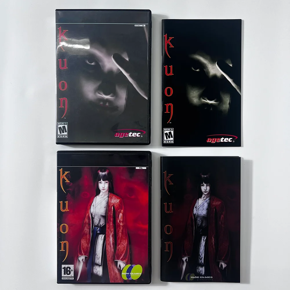 إصدار Retro Game Kuon Copy CD NTSC U/C وPal مع دليل لـ PS2 Disc Game Unlock Console قرص مضغوط قراءة مخصصة مباشرة