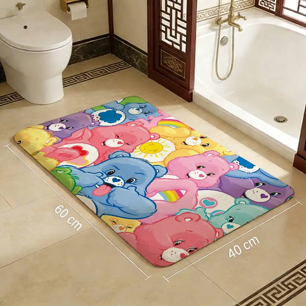 C-Care B-Bears Kitchen Mat Kids Room Bedroom Decoration Balcony Anti-Slip Doormat Living Room Alfombra